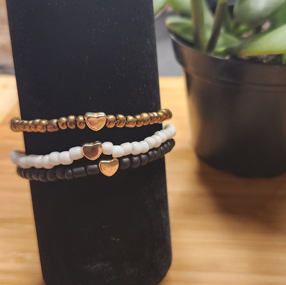 3 Beaded Bracelets - Picture 2 of 3